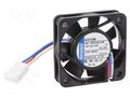 Fan: DC; axial; 12VDC; 40x40x10mm; 8.88m3/h; 26dBA; slide; 6000rpm EBM-PAPST 412F/2H-038