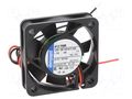 Fan: DC; axial; 12VDC; 40x40x10mm; 6.5m3/h; 14dBA; slide; 4300rpm EBM-PAPST 412FMR-161
