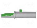 Crocodile clip; 6A; 70VDC; 33VAC; green; Grip capac: max.6mm; 15mΩ SCHÜTZINGER AK7002SN-GN