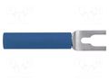 Connector: fork terminals; plug; 20A; blue; Overall len: 37mm; 10mΩ SCHÜTZINGER LB4-KSNI9-BL