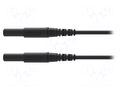 Test lead; 16A; banana plug 4mm,both sides; with protection SCHÜTZINGER MSFKA3411150-SW