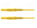 Test lead; 16A; banana plug 4mm,both sides; with protection SCHÜTZINGER MSFKA3411200-GE