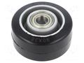Transport wheel; Ø: 80mm; W: 38mm; 150kg; rubber; Shore hardness: 70 RADER ALGE-80/15K