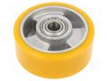 Transport wheel; Ø: 100mm; W: 40mm; 200kg; polyurethane; ALPU RADER ALPU-100/15K