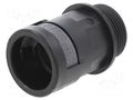 Straight terminal connector; Thread: metric,outside; PMAFIX VND PMA I-BVND-M508GT