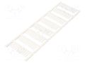 Label; polyamide 66; white; -40÷100°C; slide; TM-I MC; UL94V-2 WEIDMÜLLER WM-1609981044