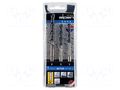 Drill set; steel; blister; PROFI BETON; Ø: 5mm,6mm,8mm; 3pcs; 1/4" ALPEN-MAYKESTAG ALP.101803100