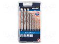 Drill set; for concrete; steel; blister; LONGLIFE; 8pcs. ALPEN-MAYKESTAG ALP.700108100