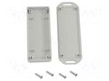 Enclosure: multipurpose; X: 80mm; Y: 80mm; Z: 20mm; with fixing lugs HAMMOND HM-1551XFLBK