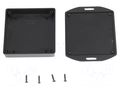 Enclosure: multipurpose; X: 80mm; Y: 80mm; Z: 15mm; with fixing lugs HAMMOND HM-1551XXFLBK