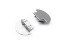 Ending GROOVE10 TOPMET with hole silver 76480040 5901597204572