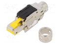 Connector: RJ45; plug; PIN: 8; Cat: 6a; shielded; Layout: 8p8c HARTING 09451511570