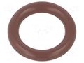 O-ring gasket; FPM; Thk: 3mm; Øint: 12mm; brown; -20÷200°C ORING USZCZELNIENIA TECHNICZNE O-12X3-80-FPM-BR