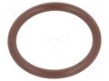 O-ring gasket; FPM; Thk: 2.5mm; Øint: 17mm; brown; -20÷200°C ORING USZCZELNIENIA TECHNICZNE O-17X2.5-80-FPM-BR
