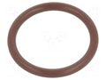 O-ring gasket; FPM; Thk: 3.5mm; Øint: 5mm; brown; -20÷200°C ORING USZCZELNIENIA TECHNICZNE O-5X3.5-80-FPM-BR