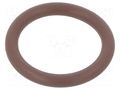 O-ring gasket; FPM; Thk: 3mm; Øint: 18mm; brown; -20÷200°C ORING USZCZELNIENIA TECHNICZNE O-18X3-80-FPM-BR