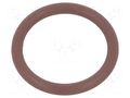 O-ring gasket; FPM; Thk: 3mm; Øint: 22mm; brown; -20÷200°C ORING USZCZELNIENIA TECHNICZNE O-22X3-80-FPM-BR