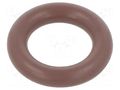 O-ring gasket; FPM; Thk: 3mm; Øint: 9mm; brown; -20÷200°C ORING USZCZELNIENIA TECHNICZNE O-9X3-80-FPM-BR