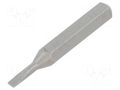 Screwdriver bit; slot; 1.8x0.3mm; Overall len: 28mm; MICRO WIHA WIHA.40603