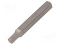 Screwdriver bit; hex key; HEX 7/64"; Overall len: 28mm; MICRO WIHA WIHA.40625