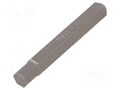 Screwdriver bit; hex key; HEX 9/64"; Overall len: 28mm; MICRO WIHA WIHA.40627