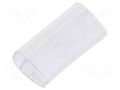 Markers; 2.5÷5mm; PVC; transparent; -30÷80°C; leaded; W: 5mm WEIDMÜLLER CLI-T-1-15
