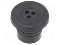 Multigate grommet; Ømount.hole: 14.5mm; black; Holes no: 3; SP HT HI TECH POLYMERS SP-20-TPE