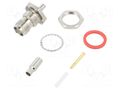 Connector: TNC; socket; female; straight; 50Ω; crimped; gold-plated AMPHENOL RF 122192
