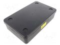 Bin; ESD; L: 202mm; W: 123mm; H: 50mm; black STATICTEC PRT-STP1125