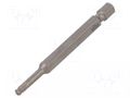Screwdriver bit; spherical,Torx®; T20; 1/4"; Overall len: 70mm WIHA WIHA.32419
