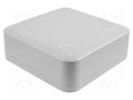 Enclosure: multipurpose; X: 200mm; Y: 200mm; Z: 70mm; ABS; light grey HAMMOND HM-1557HAGY