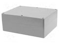 Enclosure: multipurpose; X: 240mm; Y: 300mm; Z: 120mm; 1555; ABS; grey HAMMOND HM-1555YAGY