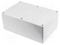 Enclosure: multipurpose; X: 200mm; Y: 300mm; Z: 120mm; 1555; ABS; grey HAMMOND HM-1555XAGY