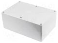 Enclosure: multipurpose; X: 200mm; Y: 300mm; Z: 120mm; 1554; ABS; grey HAMMOND HM-1554XAGY