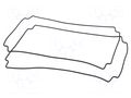Gasket; for enclosures; Kit: rubber gasket x2; 2pcs. HAMMOND HM-1554VGASKET