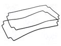Gasket; for enclosures; Kit: rubber gasket x2; 2pcs. HAMMOND HM-1554UGASKET