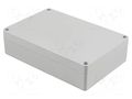 Enclosure: multipurpose; X: 120mm; Y: 180mm; Z: 45mm; 1554; grey; IP68 HAMMOND HM-1554HL2GY