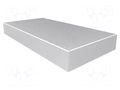Enclosure: enclosure base; X: 203mm; Y: 406mm; Z: 51mm; 1444; natural HAMMOND HM-1444-26