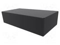 Enclosure: enclosure base; X: 102mm; Y: 203mm; Z: 51mm; 1441; steel HAMMOND HM-1441-10BK3
