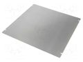 Mounting plate; steel; Series: 1444; natural HAMMOND HM-1434-1212