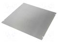 Mounting plate; steel; 1444; natural HAMMOND HM-1434-1212
