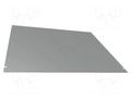 Mounting plate; steel; 1441; grey HAMMOND HM-1431-38