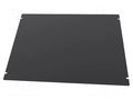 Mounting plate; steel; 1441; black HAMMOND HM-1431-34BK3