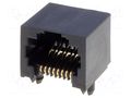 Connector: RJ45; socket; PIN: 8; Cat: 3; low profile; gold-plated MOLEX MX-43860-0001