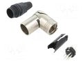 Connector: XLR; plug; male; PIN: 7; angled 90°; swivel; for cable NEUTRIK NTR-NC7MRX