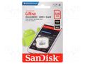 Memory card; Android; microSDXC; R: 100MB/s; Class 10 UHS U1 SANDISK SDSQUNR-128G-GN6MN