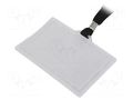 Card holder; with black tape ARGO ARGO-HOLDER/BK