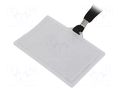 Card holder; with black tape ARGO ARGO-HOLDER/BK