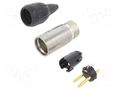 Connector: XLR; plug; male; PIN: 3; straight; for cable; soldering NEUTRIK NTR-NC3MX-TOP