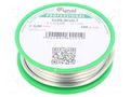 Tin; lead free; Sn99,3Cu0,7; 3mm; 100g; reel; 227°C; 3%; Flux: SW32 CYNEL SN99C-3.0/0.1